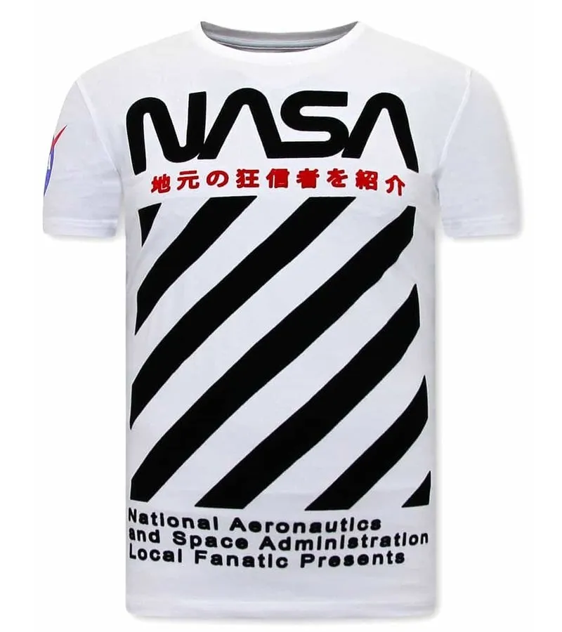 NASA CAMISETAS HOMBRE  BLANCO